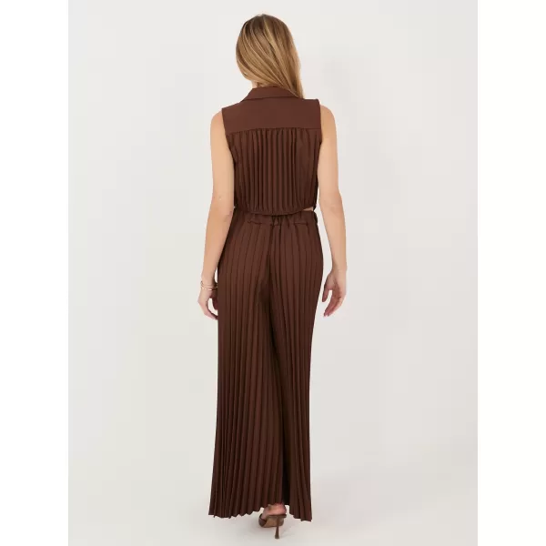  Dámský komplet ITALY MODA IT-KMPL-21223.18 DARK BROWN 