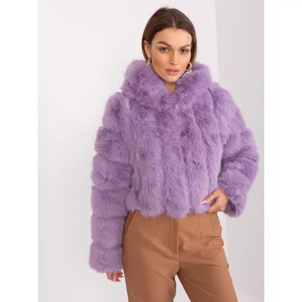  Dámská bunda WOOL FASHION ITALIA AT-KR-2378.96P BRIGHT PURPLE 