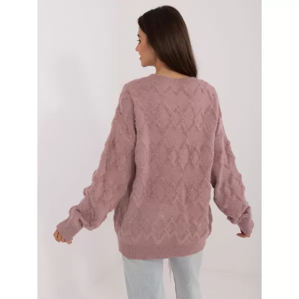  Dámský svetr WOOL FASHION ITALIA AT-SW-2361.61 BRIGHT PURPLE 