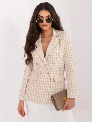 Dámské sako ITALY MODA MI-MA-C033.55 BEIGE