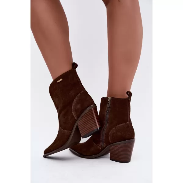  Dámské kozačky BIG STAR SHOES SS274473 HNĚDÁ 