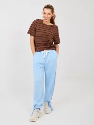 Dámské kalhoty FACTORY PRICE IT-SP-9987.16 LIGHT BLUE