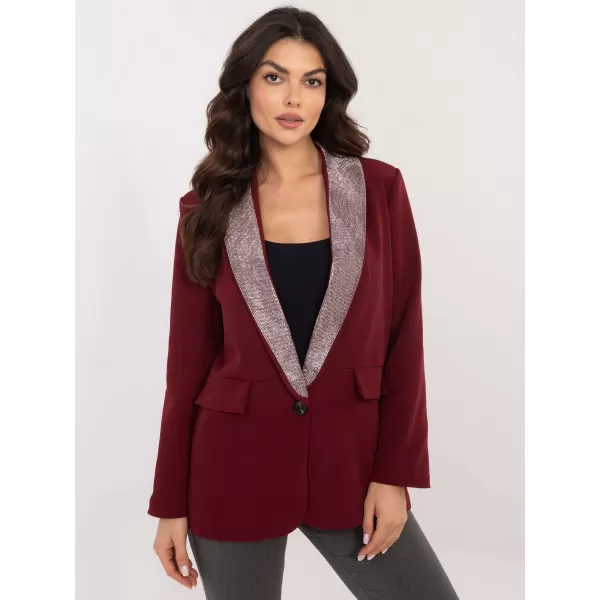  Dámská bunda ITALY MODA DHJ-MA-19926.85P BURGUNDY 
