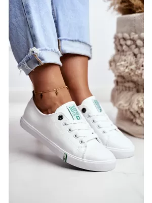 Dámské tenisky BIG STAR SHOES GG274006 WHITE/GREEN
