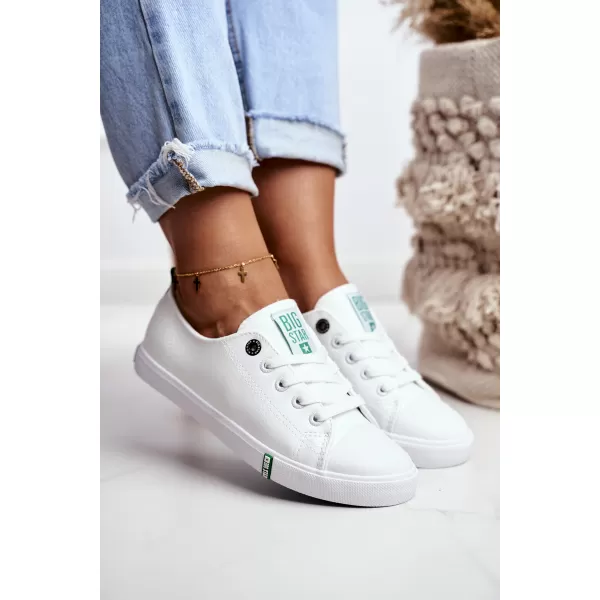  Dámské tenisky BIG STAR SHOES GG274006 WHITE/GREEN 