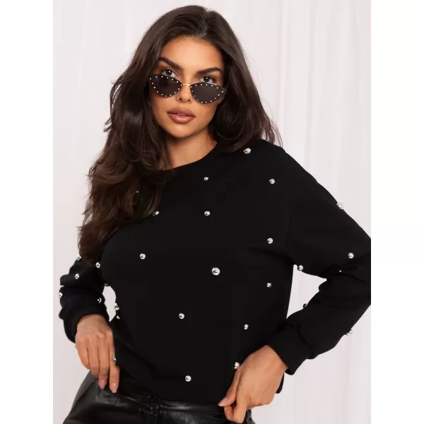  Dámská mikina ITALY MODA IR-BL-R2697.04P BLACK 