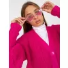 Dámský kardigan OCH BELLA TW-SW-BL-0100.38X FUCHSIA