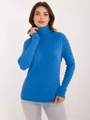 Dámský svetr WOOL FASHION ITALIA AT-SW-2334-2.61 BLUE
