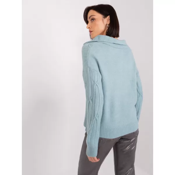  Dámský svetr WOOL FASHION ITALIA AT-SW-2349-2.96 MINT 