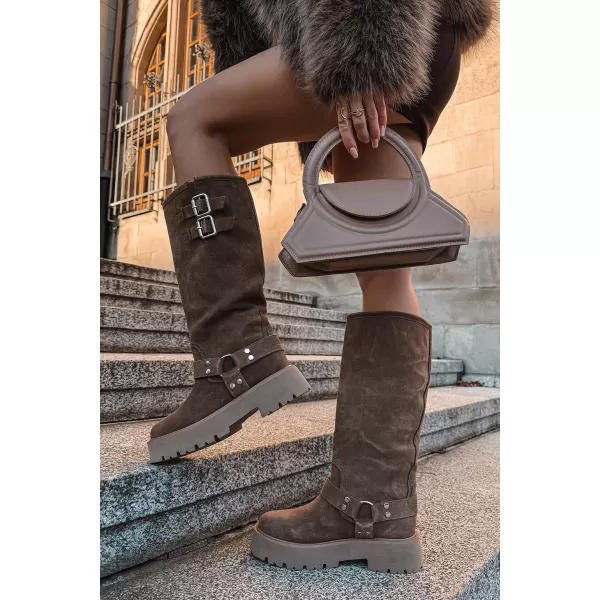  Dámské kozačky BIG STAR SHOES OO274A182 BEIGE 