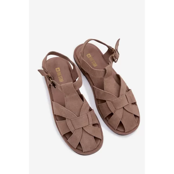  Dámské sandály BIG STAR SHOES TT274250 BEIGE 