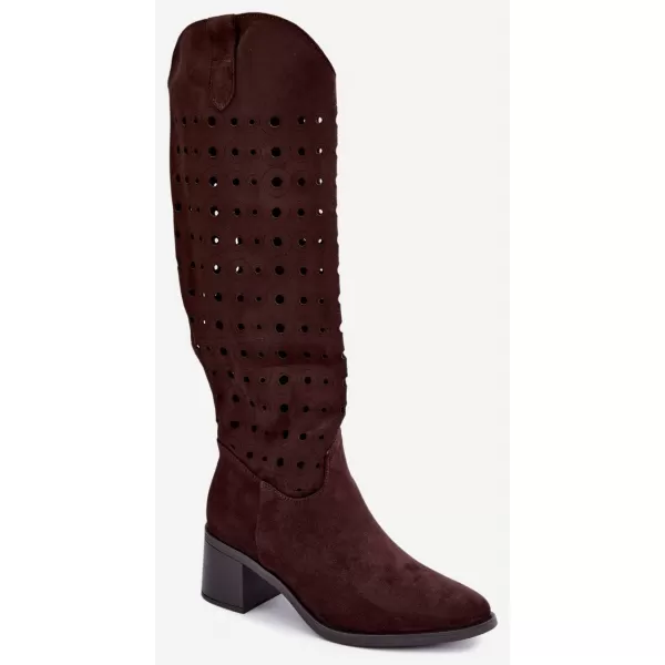  Dámské kozačky BOTO RMR2643-5 CHOCOLATE 