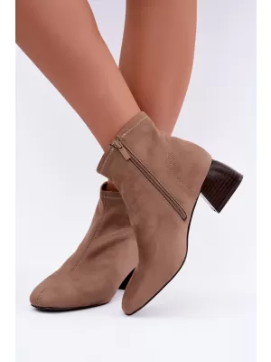 Dámské kotníkové boty BOTO D-338 BEIGE