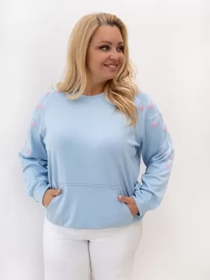 Dámská mikina RELEVANCE RV-BL-A1210.98 LIGHT BLUE