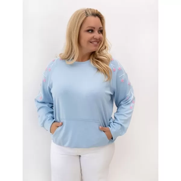  Dámská mikina RELEVANCE RV-BL-A1210.98 LIGHT BLUE 
