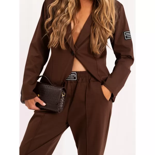  Dámský komplet ITALY MODA MI-KMPL-K6576.04 BROWN 