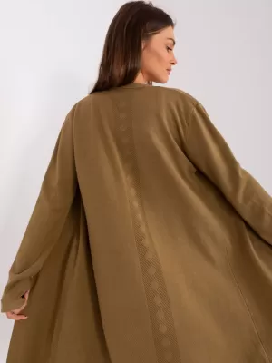 Dámský kardigan WOOL FASHION ITALIA AT-SW-2333.31X OLIVE