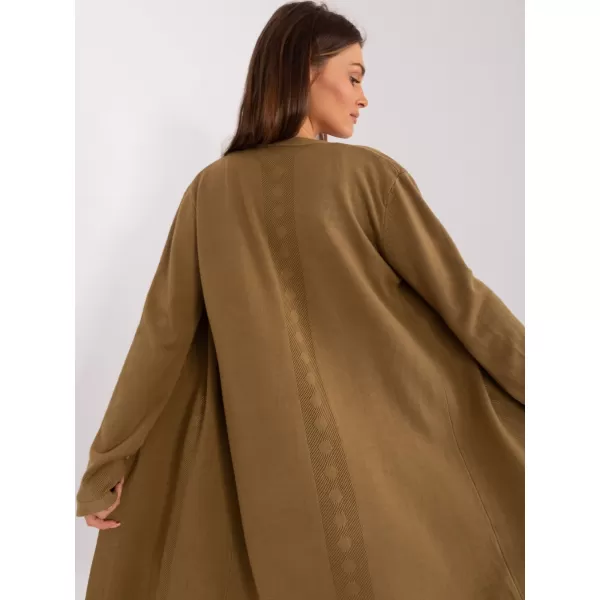  Dámský kardigan WOOL FASHION ITALIA AT-SW-2333.31X OLIVE 