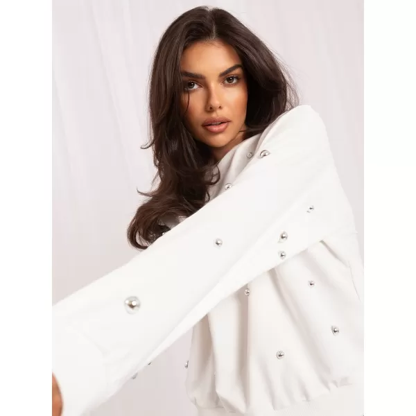  Dámská mikina ITALY MODA IR-BL-R2697.04P ECRU 