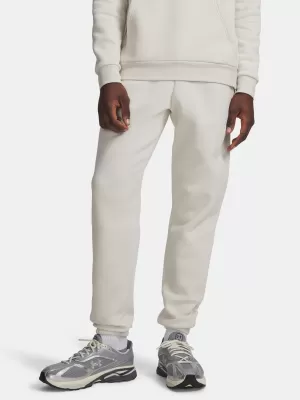 Pánské tepláky UNDER ARMOUR ICON FLEECE JOGGER 1373882-110 BÍLÁ