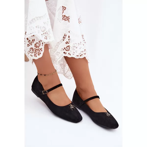  Dámské baleríny BOTO 6672 BLACK 