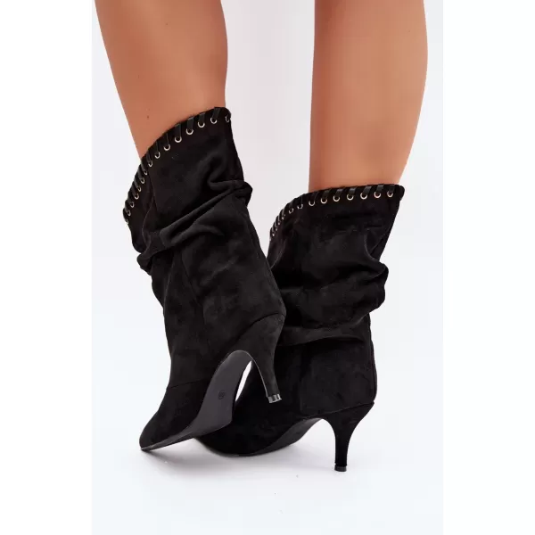  Dámské kotníkové boty BOTO 2568A BLACK 
