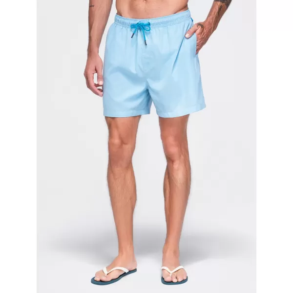  Pánské kraťasy OMBRE OM-SRSS-0216 LIGHT BLUE 