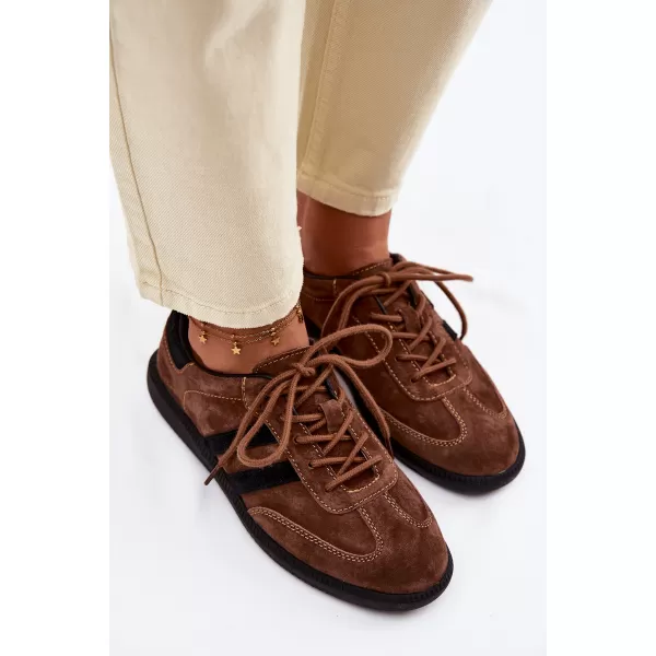  Dámské tenisky BOTO GD-XF-164 BROWN/BLACK 