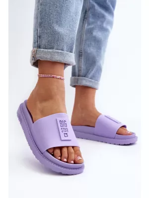 Dámské pantofle BIG STAR SHOES LL274426 VIOLET