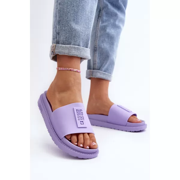 Dámské pantofle BIG STAR SHOES LL274426 VIOLET 