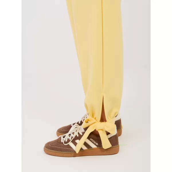  Dámské kalhoty ITALY MODA MI-SP-P6845.68 BRIGHT YELLOW 