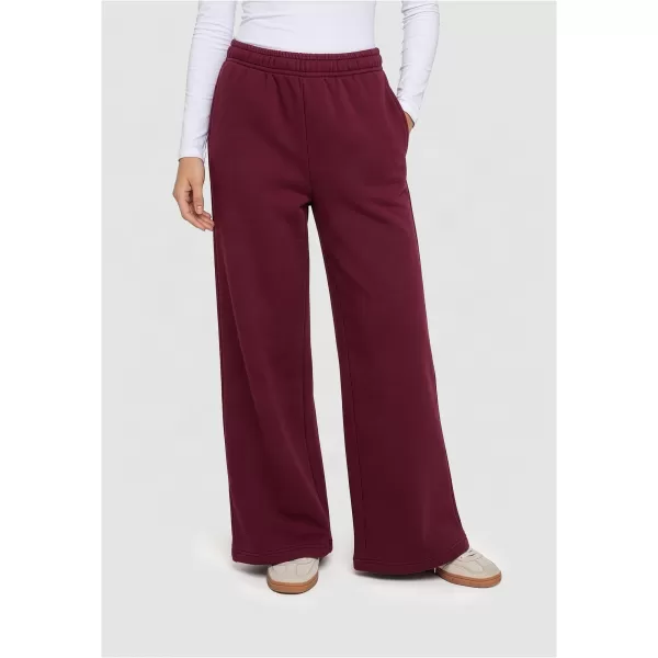  Dámské tepláky URBAN CLASSICS TB8169-00606 BURGUNDY 