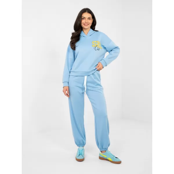  Dámská tepláková souprava RUE PARIS IT-KMPL-22181.29 LIGHT BLUE 