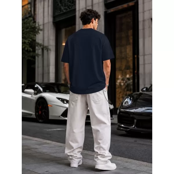  Pánské triko DSTREET TMAVĚ MODRÁ 