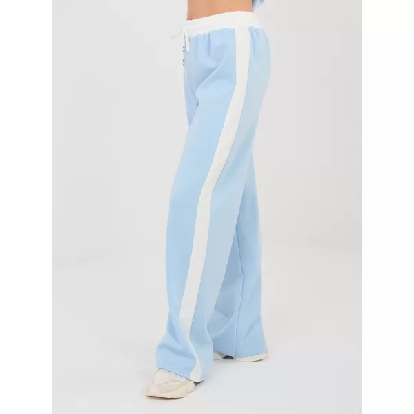  Dámská tepláková souprava RUE PARIS IT-KMPL-22210.95 LIGHT BLUE 