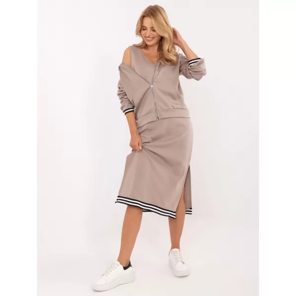  Dámský set RUE PARIS IT-KMPL-9719.64 DARK BEIGE 