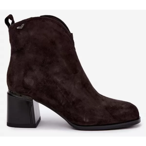 Dámské kotníkové boty VINCEZA 91178 BROWN 