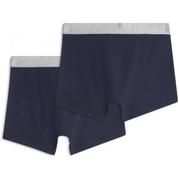  Pánské boxerky PUMA MEN SHINE ELASTIC BOXERS 2P 94780601 BLUE/SILVER 