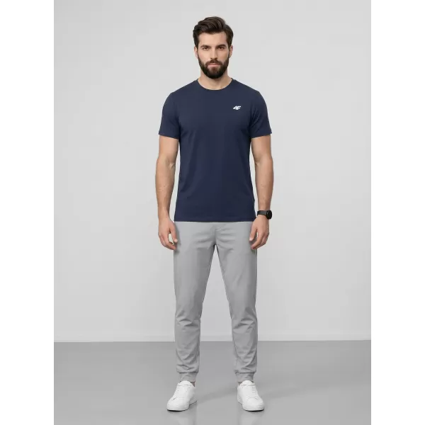  Pánské triko 4F 4FWAW25TTSHM2373 DENIM 