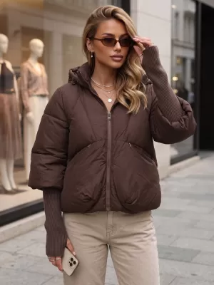 Dámská bunda DSTREET HNĚDÁ