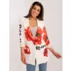 Dámské sako ITALY MODA DHJ-MA-18525-2.36 ECRU