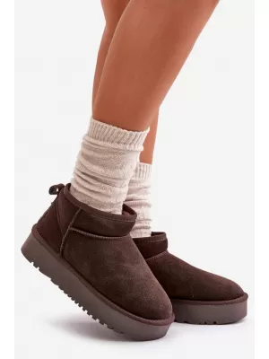 Dámské sněhule BOTO NN604 BROWN