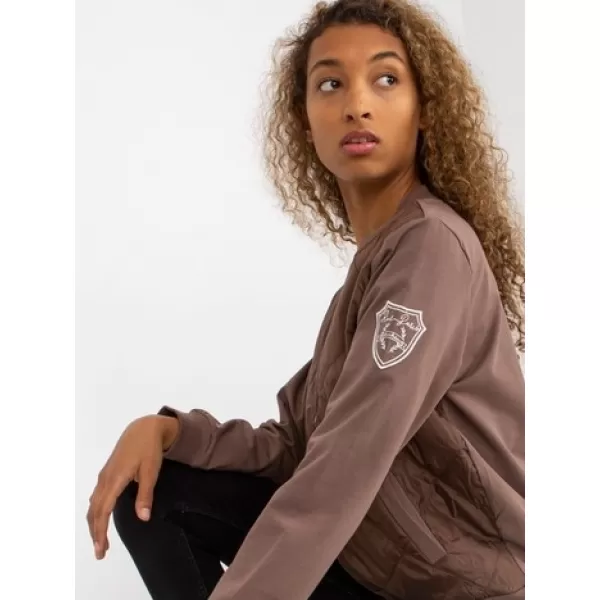  Dámská mikina RUE PARIS RV-BL-8225.88 BROWN 