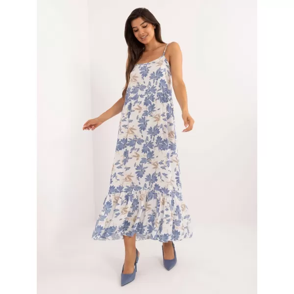  Dámské šaty ITALY MODA DHJ-SK-7772.25 WHITE-BLUE 