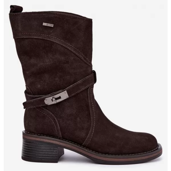  Dámské boty BIG STAR SHOES UU274609 BROWN/BEIGE 
