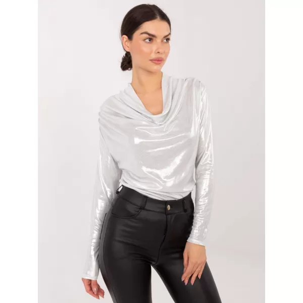  Dámská halenka ITALY MODA DHJ-BZ-15268.30 SILVER 