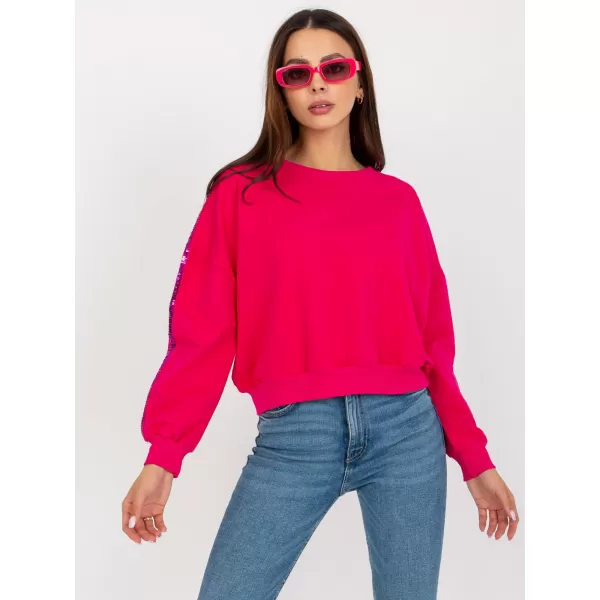  Dámská mikina RUE PARIS RV-BL-8067.88 FUCHSIA 