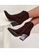 Dámské kozačky BOTO 2585A BROWN