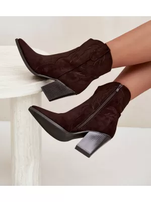 Dámské kozačky BOTO 2585A BROWN
