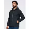 Pánská softshellová bunda OMBRE OM-JANP-0292 BLACK